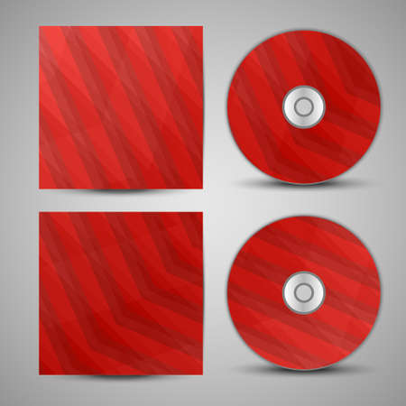 cd cover set designのイラスト素材