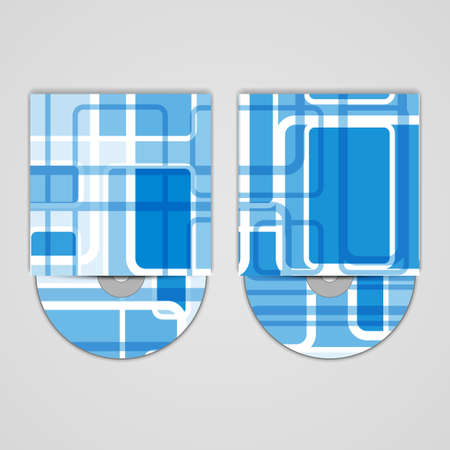 cd cover set designのイラスト素材