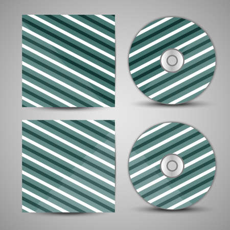 cd cover set designのイラスト素材