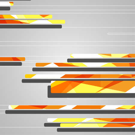 Abstract futuristic geometric shapesのイラスト素材