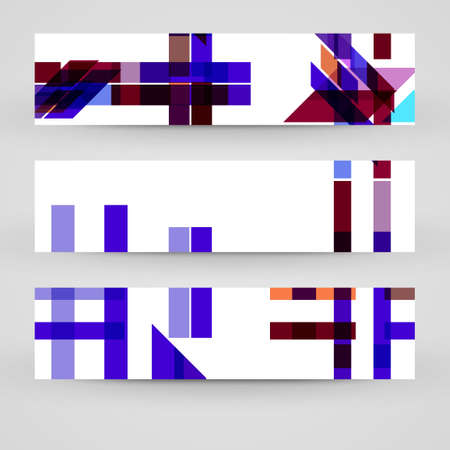 Vector banner set for your designのイラスト素材