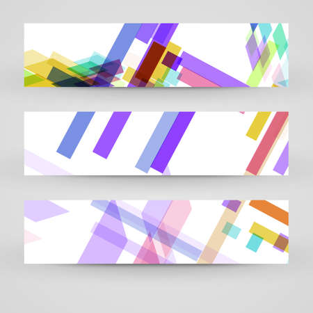 Vector banner set for your designのイラスト素材