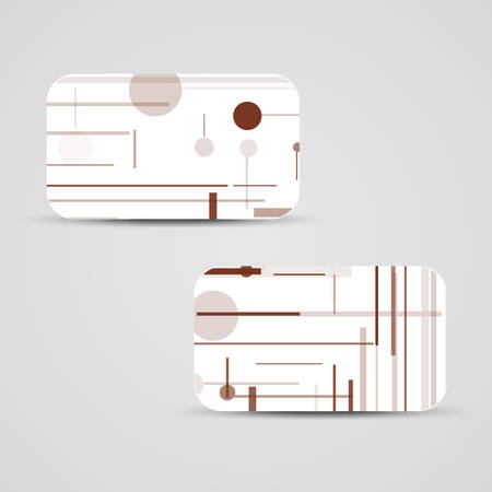 Vector business-card  set for your designのイラスト素材