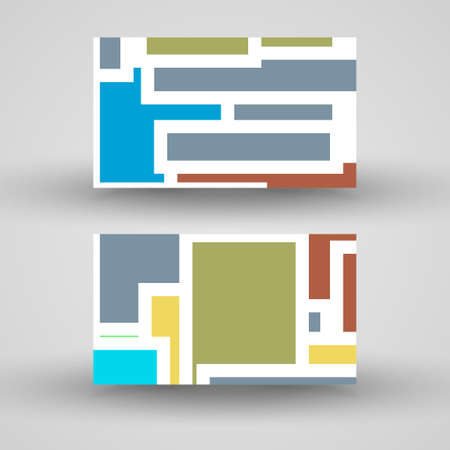 Vector business-card  set for your designのイラスト素材