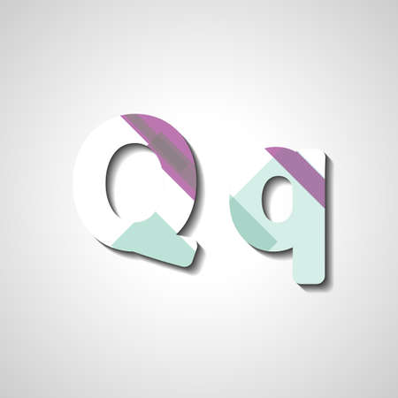 Colorful letter alphabetのイラスト素材