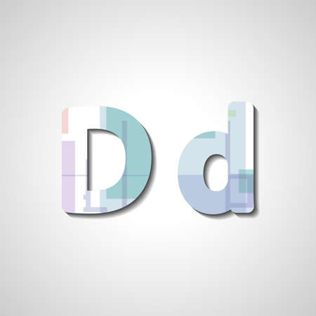 Colorful letter alphabetのイラスト素材