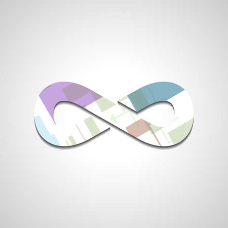 Abstract Infinity symbolのイラスト素材