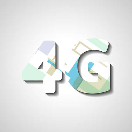 Four G latest wireless communicationのイラスト素材