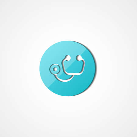Stethoscope web iconのイラスト素材