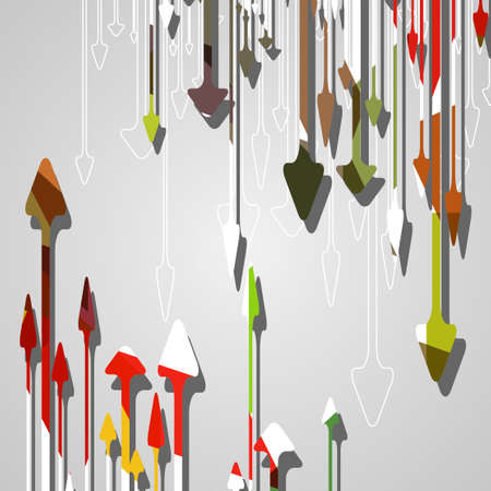 Arrow design background のイラスト素材