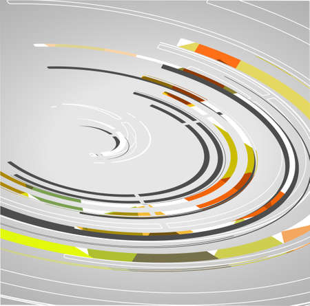 Abstract technology circles backgroundのイラスト素材