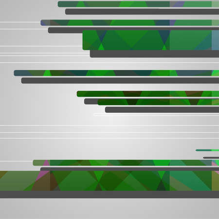 Abstract futuristic geometric shapesのイラスト素材