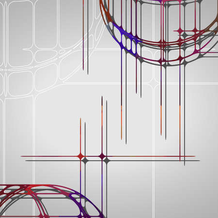 Abstract circles backgroundのイラスト素材