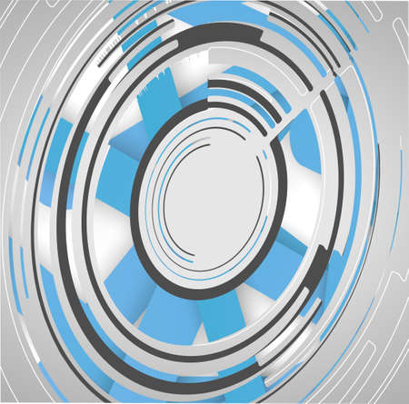 Abstract technology circles backgroundのイラスト素材