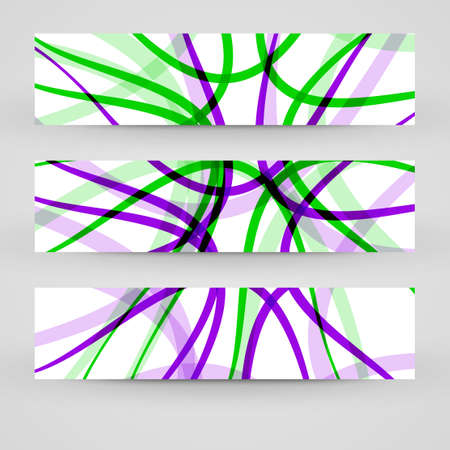 Vector banner set for your designのイラスト素材