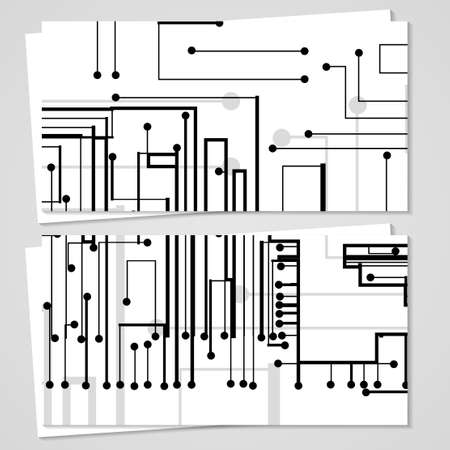 Vector business-card  set for your designのイラスト素材