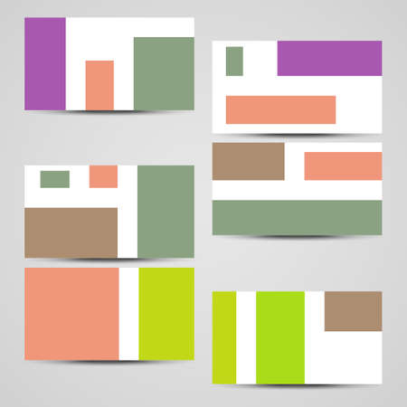 Vector business-card  set for your designのイラスト素材