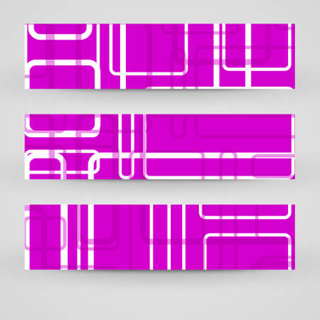 Vector banner set for your designのイラスト素材