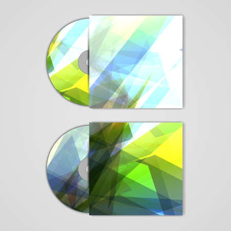Vector cd cover  set for your designのイラスト素材