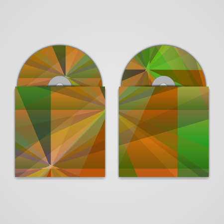 Vector cd cover  set for your designのイラスト素材