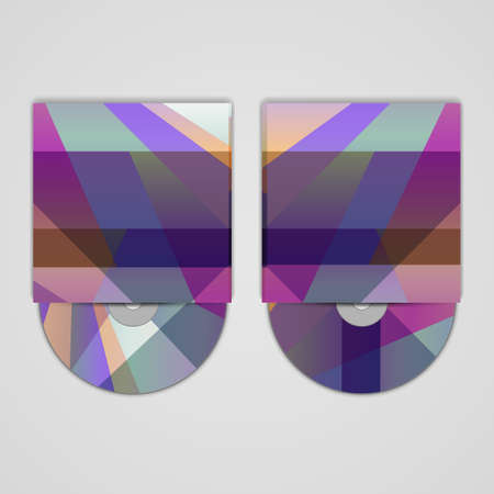 Vector cd cover  set for your designのイラスト素材