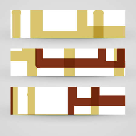 Vector banner set for your designのイラスト素材