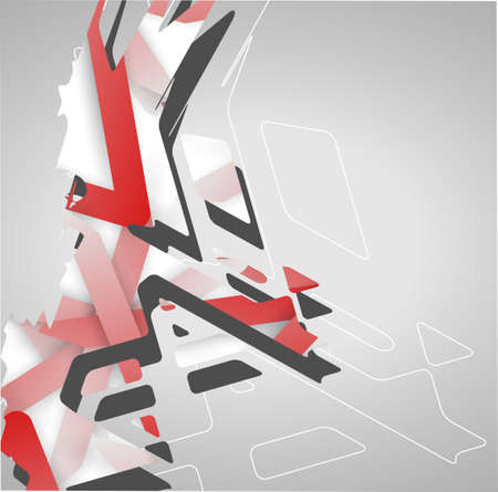 Futuristic background, geometric illustration.のイラスト素材