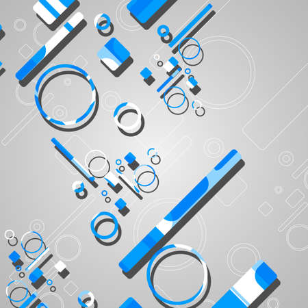 Colorful abstract circles backgroundのイラスト素材