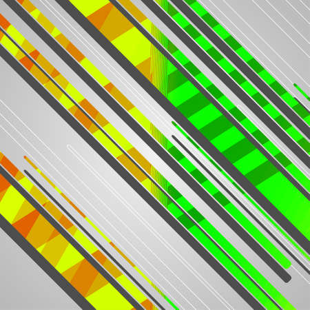 Abstract futuristic geometric shapesのイラスト素材