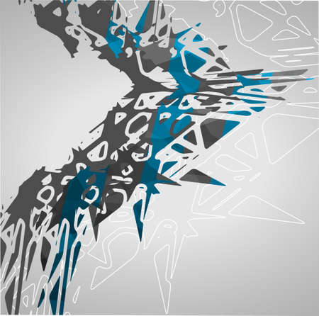 Futuristic background, geometric illustration.のイラスト素材