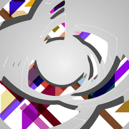 Abstract futuristic backgroundのイラスト素材