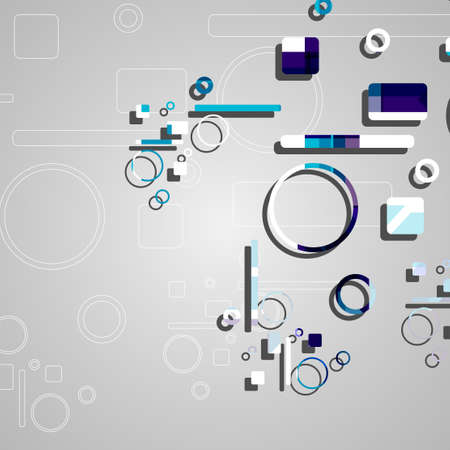 Colorful abstract circles backgroundのイラスト素材