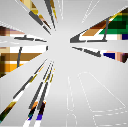 Abstract technology circles backgroundのイラスト素材