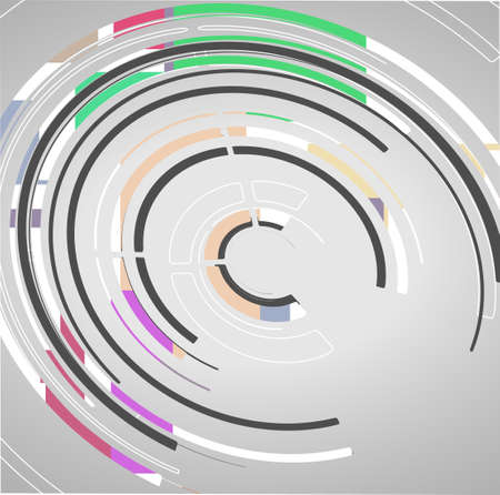 Abstract technology circles backgroundのイラスト素材