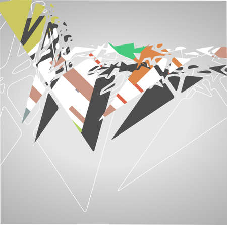 Futuristic background, geometric illustration.のイラスト素材