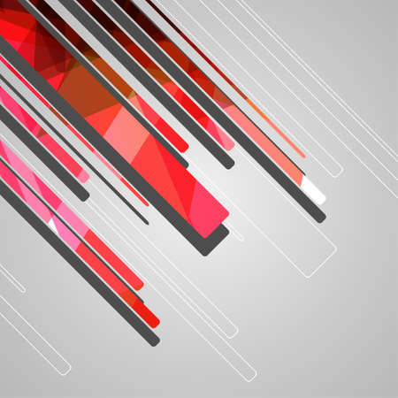 Abstract futuristic geometric shapesのイラスト素材