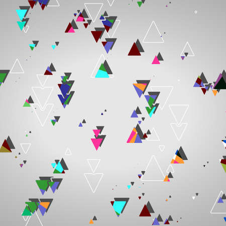 Abstract geometric shapes, dynamic illustration.のイラスト素材