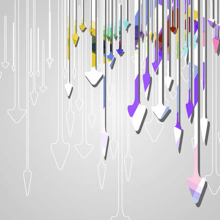 Arrow design background, dynamic illustration.のイラスト素材