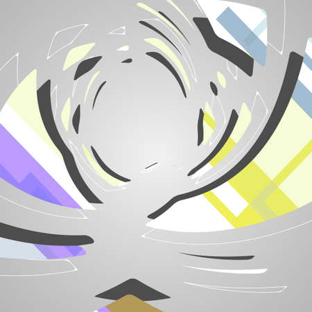 Abstract futuristic background, dynamic illustration.のイラスト素材