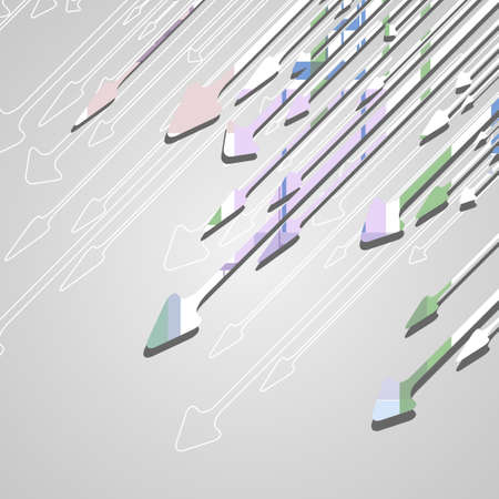 Arrow design background, dynamic illustration.のイラスト素材