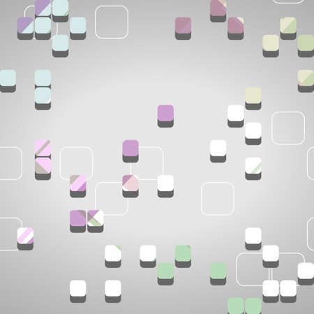 Abstract technology background, dynamic illustration.のイラスト素材