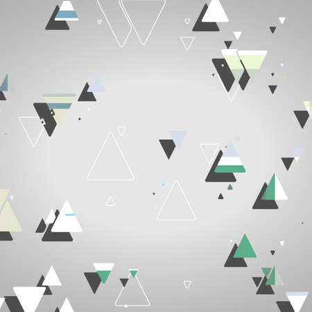 Abstract geometric shapes, dynamic illustration.のイラスト素材