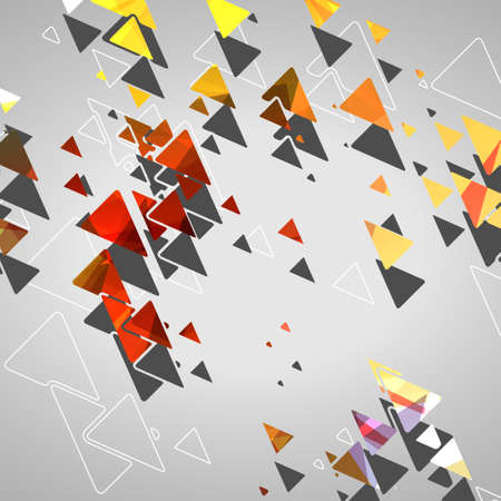 Abstract geometric shapes, dynamic illustration.のイラスト素材
