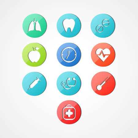Medical  web iconのイラスト素材