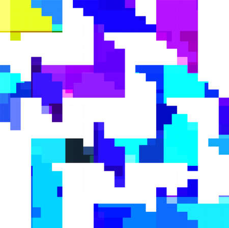 abstract background consisting of rectanglesのイラスト素材