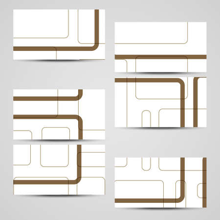 business-card setのイラスト素材