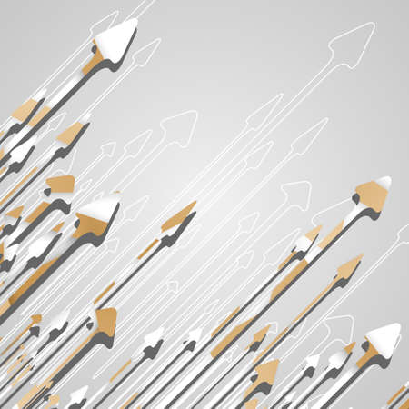 Arrow design background, dynamic illustration.のイラスト素材