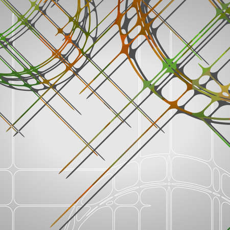 Abstract circles background, futuristic dynamic illustration.のイラスト素材