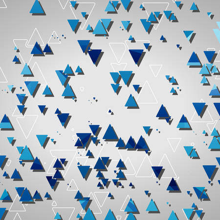 Abstract geometric shapes, dynamic illustration.のイラスト素材