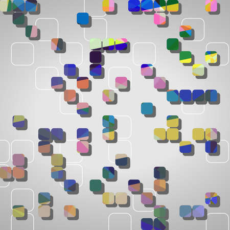 abstract shapes backgroundのイラスト素材